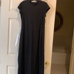 Susan Monaco short sleeve crew neck long dress
